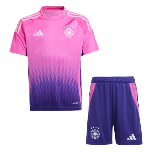 Germany Away Jersey Kit EURO 2024 Kids(Jersey+Shorts)