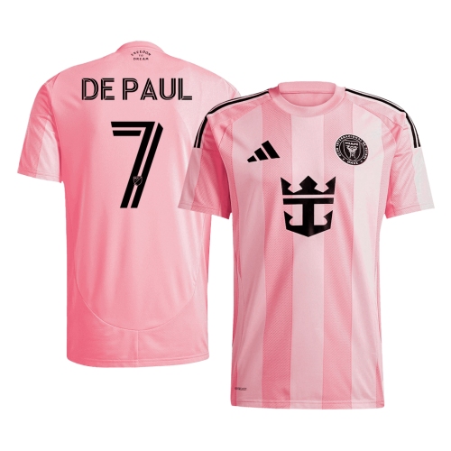 Inter Miami CF DE PAUL #7 Home Soccer Jersey 2025