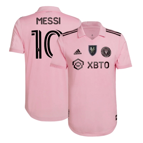 Inter Miami CF MESSI #10 Home "Messi GOAT" Jersey Authentic 2023