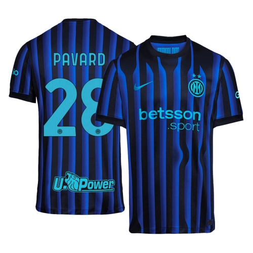 Inter Milan PAVARD #28 Home Soccer Jersey 2025/26