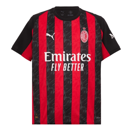 AC Milan Home Soccer Jersey 2025/26 Red&Black