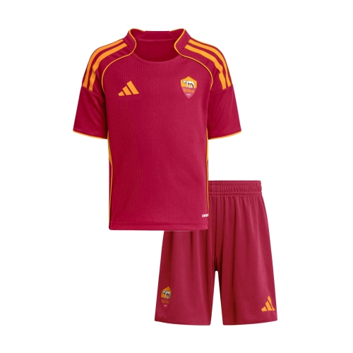 Kid's Roma Home Soccer Jersey Kit 25/26 Red