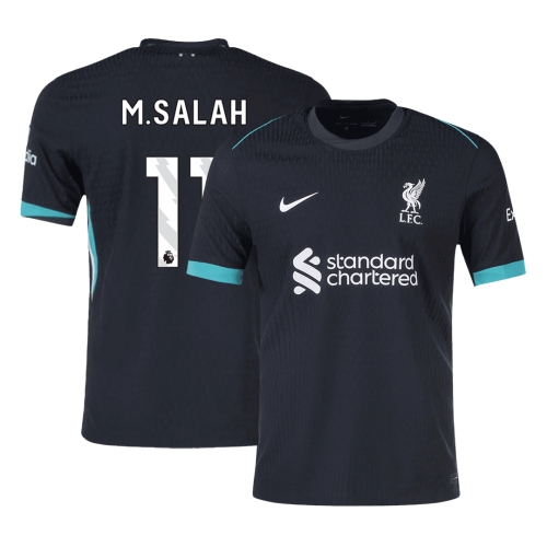 Liverpool M.SALAH #11 Away Soccer Jersey Authentic 2024/25