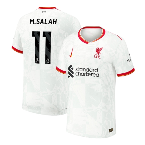 Liverpool M.SALAH #11 Third Away Soccer Jersey Authentic 2024/25