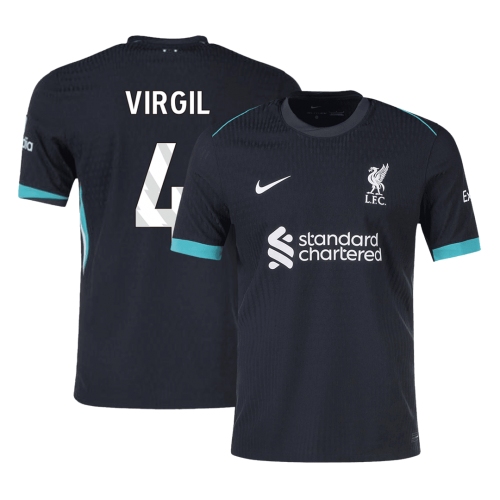Liverpool VIRGIL #4 Away Soccer Jersey Authentic 2024/25