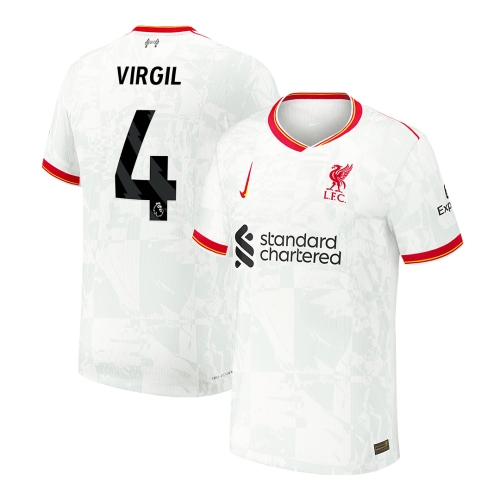 Liverpool VIRGIL #4 Third Away Soccer Jersey Authentic 2024/25