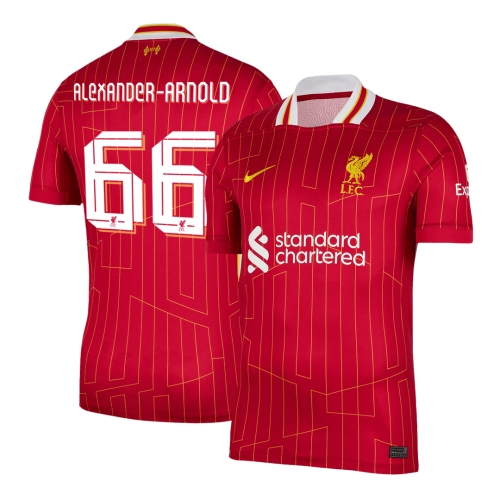 Liverpool ALEXANDER-ARNOLD #66 Home Soccer Jersey 2024/25 - UCL Edition