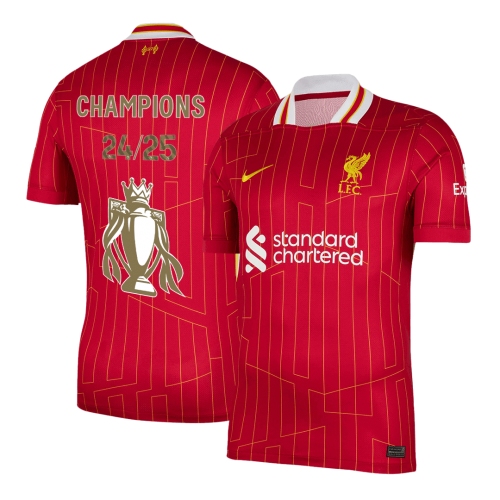 Liverpool Home Soccer Jersey 2024/25 CHAMPIONS 24/25
