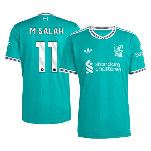 Liverpool M.SALAH #11 Third Away Soccer Jersey 2025/26