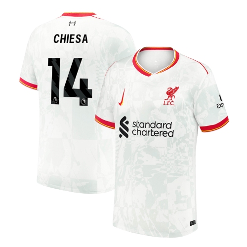 Liverpool CHIESA #14 Third Away Soccer Jersey 2024/25