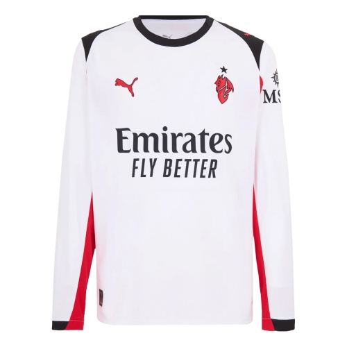 AC Milan Long Sleeve Away Soccer Jersey 2025/26