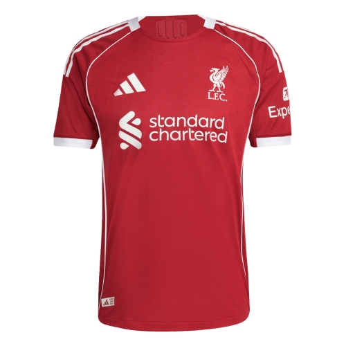 Liverpool Home Soccer Jersey Authentic 2025/26