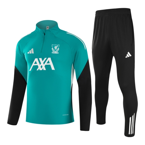 Liverpool Sweatshirt Kit 2025/26 - Green (Top+Pants)