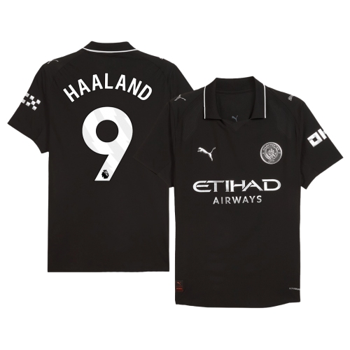 Manchester City HAALAND #9 Away Jersey Authentic 2025/26