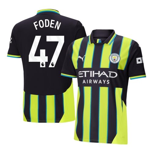 Manchester City FODEN #47 Away Soccer Jersey 2024/25