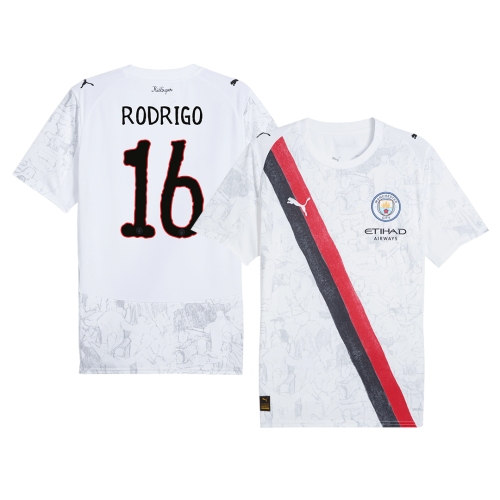 Manchester City RODRIGO #16 Soccer Jersey 2025/26