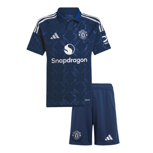 Manchester United Away Jersey Kit 2024/25 Kids(Jersey+Shorts)