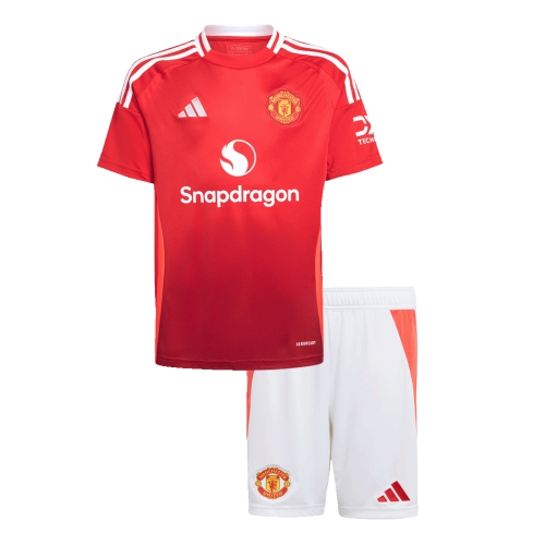Manchester United Home Jersey Kit 2024/25 Kids(Jersey+Shorts)