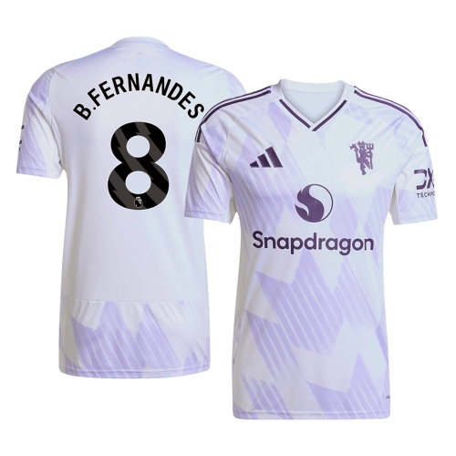 Manchester United B.FERNANDES #8 Away Soccer Jersey 2025/26