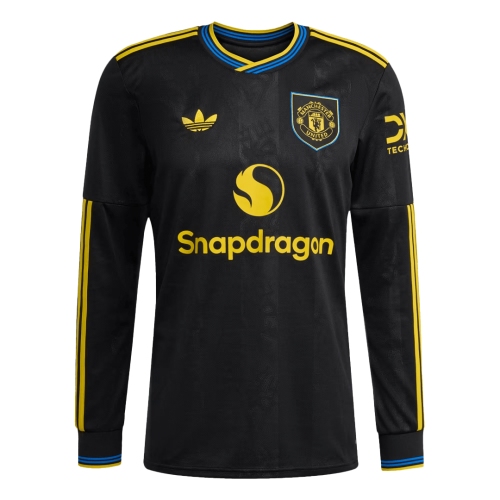 Manchester United Long Sleeve Third Away Soccer Jersey 2025/26