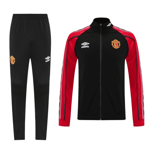 Manchester United Training Kit 2025/26 - Red&Black (Jacket+Pants)