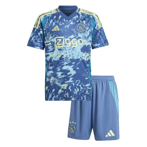 Ajax Away Jersey Kit 2024/25 Kids(Jersey+Shorts)