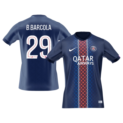 PSG B.BARCOLA #29 Home Jersey 2025/26