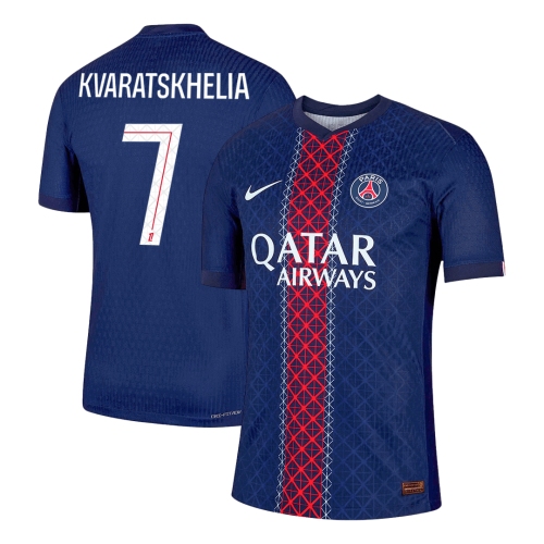 PSG KVARATSKHELIA #7 Home Soccer Jersey Authentic 2025/26