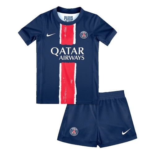 PSG Home Jersey Kit 2024/25 Kids(Jersey+Shorts)