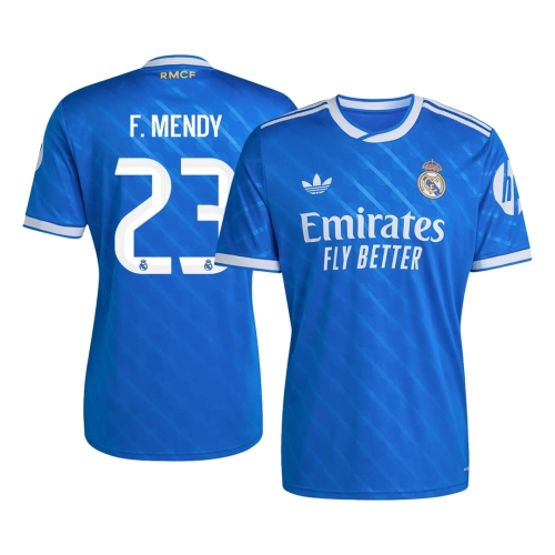 Real Madrid F. MENDY #23 Third Away Soccer Jersey 2025/26