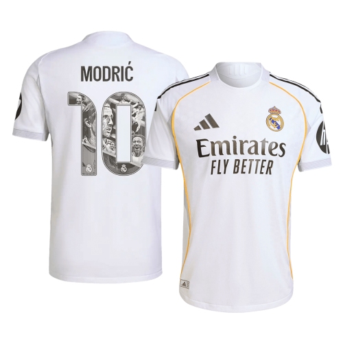 Real Madrid MODRI? Special #10 Home Soccer Jersey Authentic 2025/26 - Special
