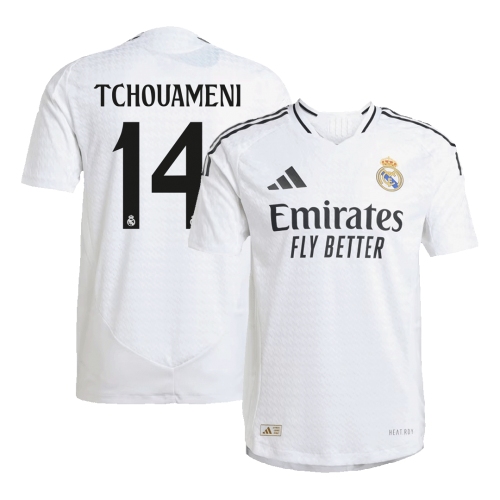 Real Madrid TCHOUAMENI #14 Home Jersey Authentic 2024/25