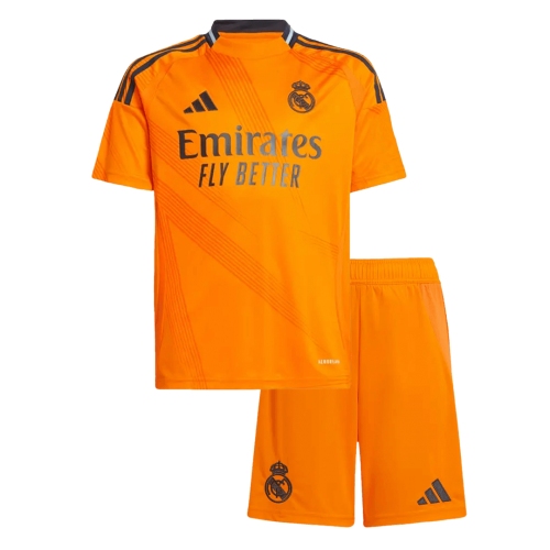 Real Madrid Away Jersey Kit 2024/25 Kids(Jersey+Shorts)