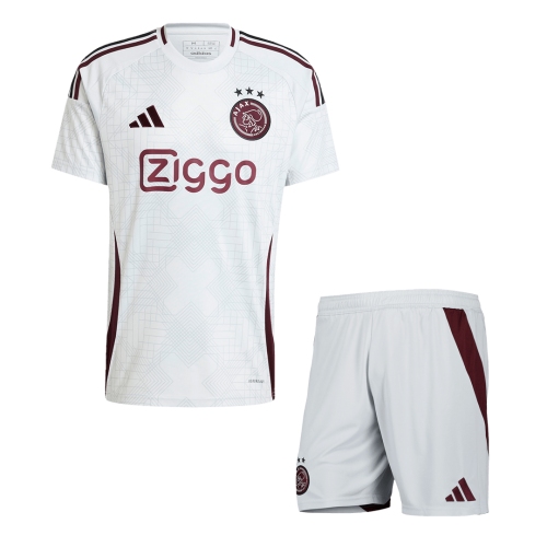 Ajax Third Away Soccer Jersey Kit 2024/25 (Jersey+Shorts)