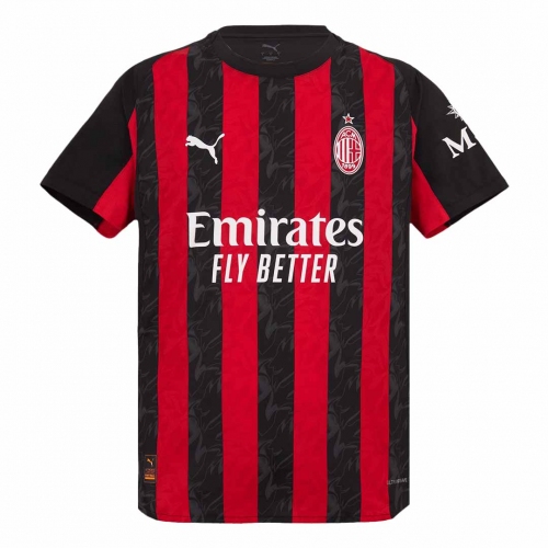 Authentic AC Milan Home Jersey 2025/26 Red&Black