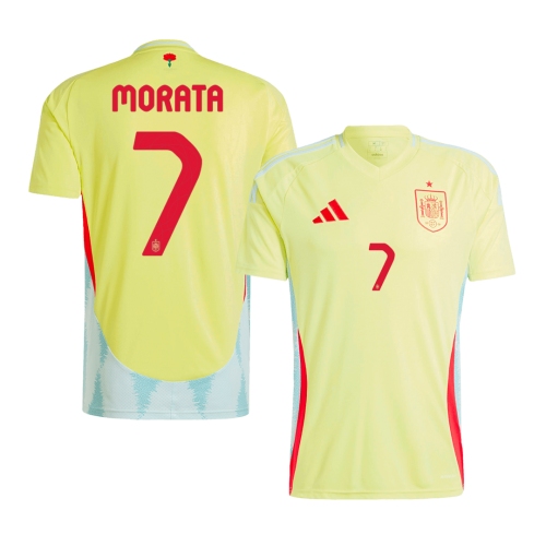 Spain MORATA #7 Away Jersey EURO 2024