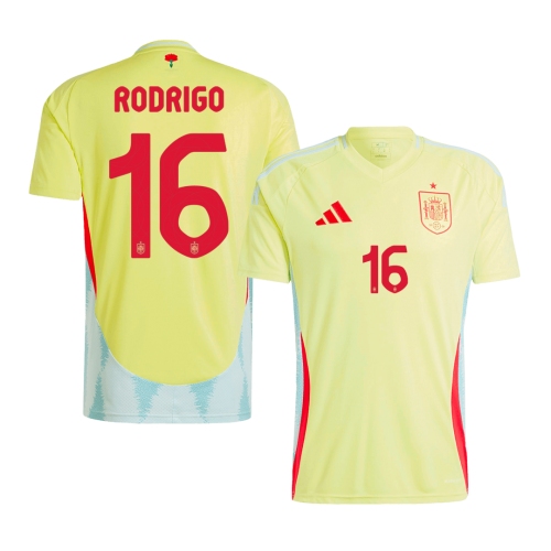 Spain RODRIGO #16 Away Jersey EURO 2024