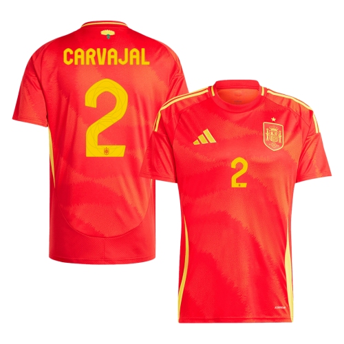 Spain CARVAJAL #2 Home Jersey EURO 2024