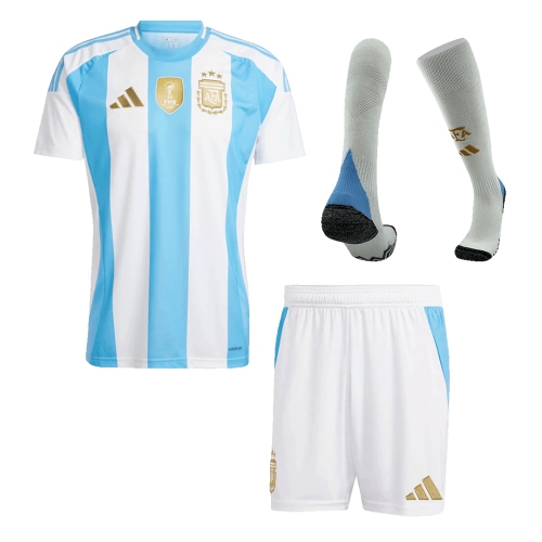 Argentina Home Jersey Kit 2024 (Jersey+Shorts+Socks)