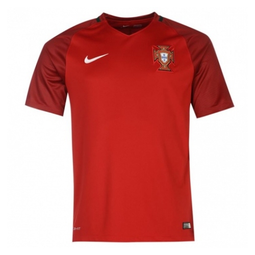 Portugal Home Soccer Jersey Retro 2016
