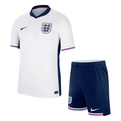 England Home Jersey Kit Euro 2024 (Jersey+Shorts)