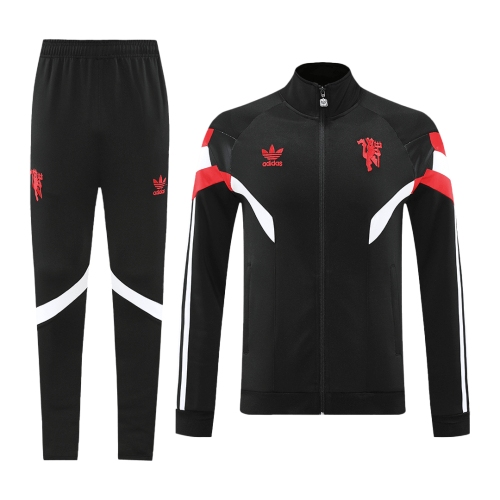 Manchester United Training Kit 2024/25 - Black (Jacket+Pants)