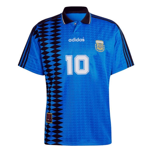 Argentina #10 Away Jersey Retro 1994