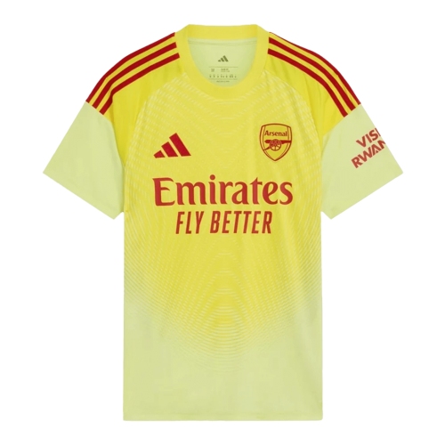 Arsenal Goalkeeper Soccer Jersey 2025/26 Yellow