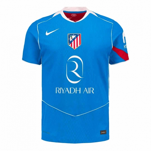 Authentic Atletico Madridl Third Soccer Jersey 25/26 Blue