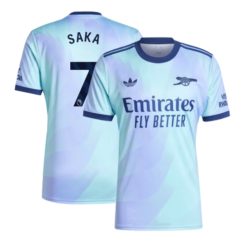 Arsenal SAKA #7 Third Away Soccer Jersey 2024/25