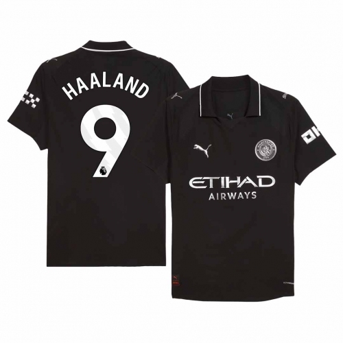 Manchester City HAALAND #9 Away Jersey Authentic 2025/26
