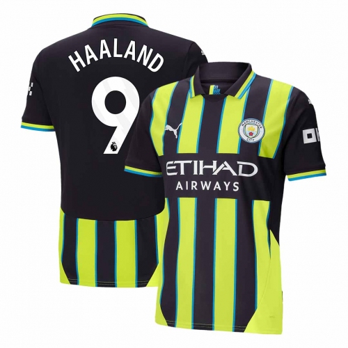 Manchester City HAALAND #9 Away Soccer Jersey