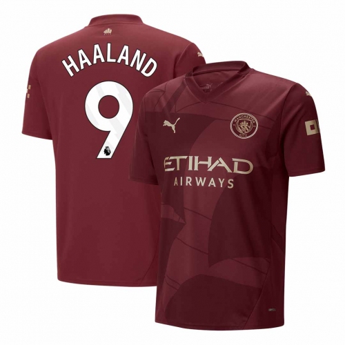Manchester City HAALAND #9 Third Away Soccer Jersey
