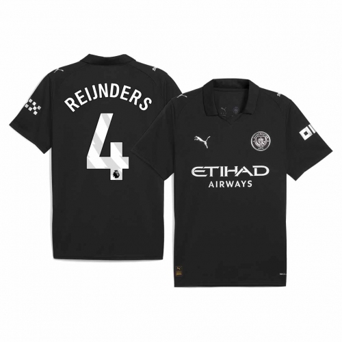 Manchester City REIJNDERS #4 Away Soccer Jersey 2025/26